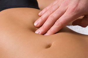 Abdomen Palpation - Darren Stoyle Acupuncture Torbay UK